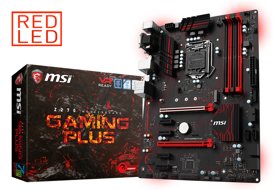 Z270 GAMING PLUS | MSI マザーボード Intel Z270チップセット | 株式