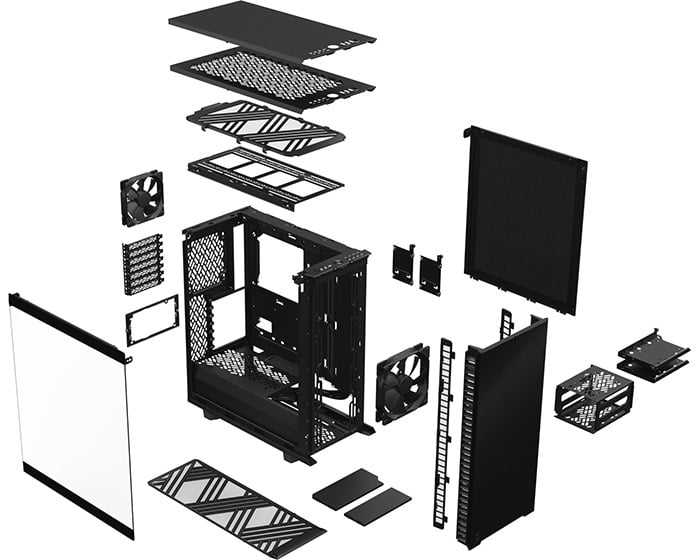 Define 7 Compact TG | Fractal Design ミドルタワー型PCケース | 株式