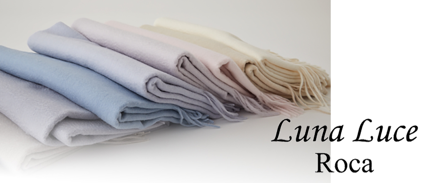 高品質なモンゴル産のカシミヤを使用したブランドLunaLuce Roca<ルナ