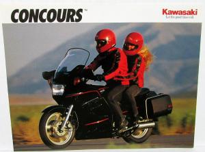 1992 Kawasaki Ninja ZX-6 Motorcycle Sales Brochure Data Sheet