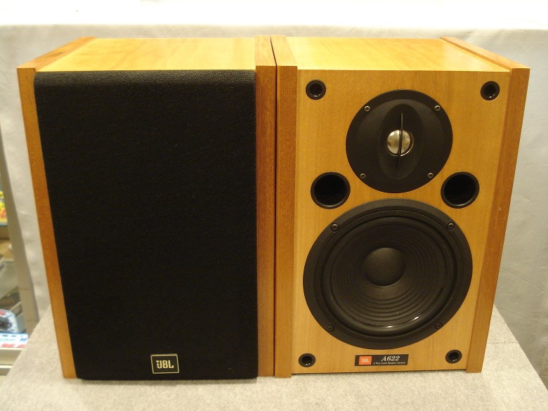 JBL ボックス型スピーカー A622 ペア ウッド調 ジャンク品 JBL : A622