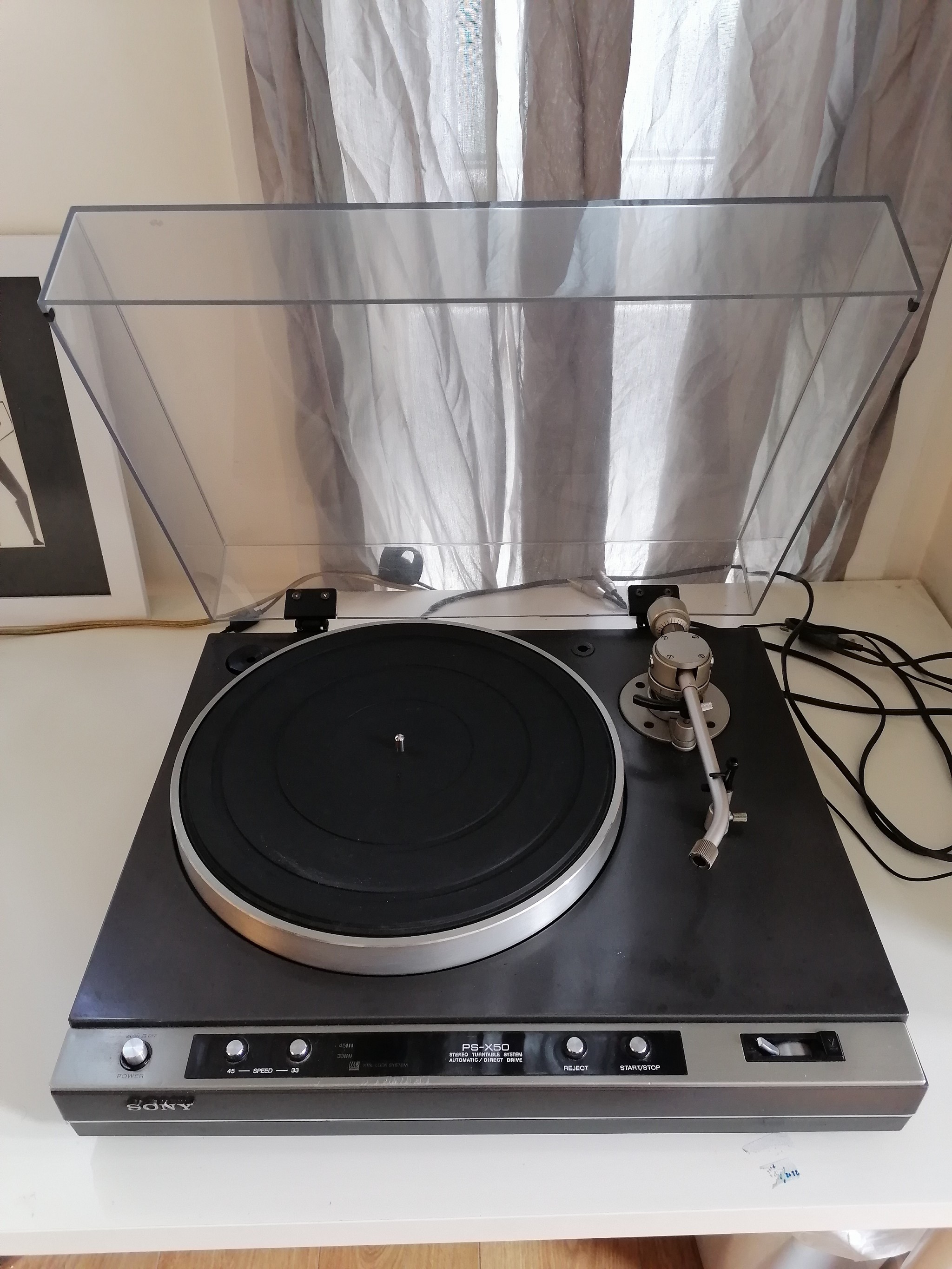 Sony PS-X50 PS-X50 Automatic Direct Drive Quartz Turntable