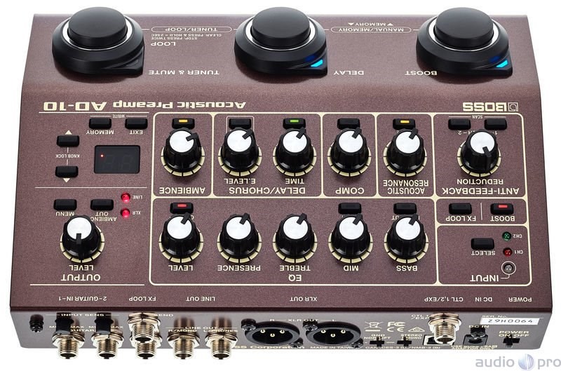 AudioPro | Boss Ad-10 | 2-ch Acoustic Guitar Preamp/di With Eq