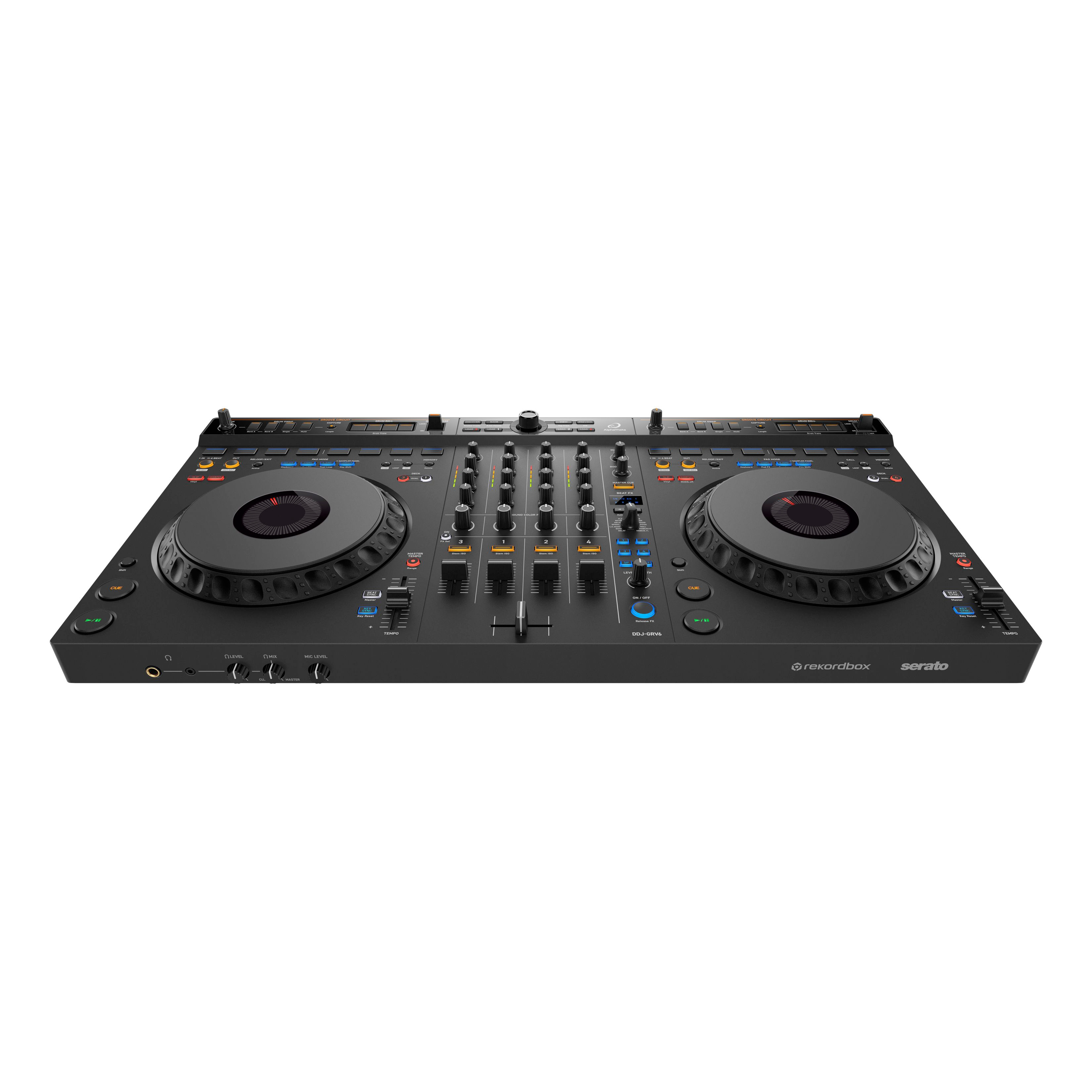AlphaTheta DDJ-GRV6 DJ Controller with Groove Circuit & Stems FX