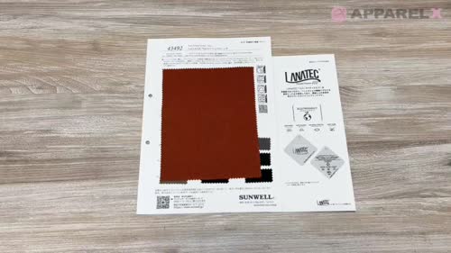 43492 LANATEC®ECOツイルストレッチ[生地] SUNWELL(サンウェル