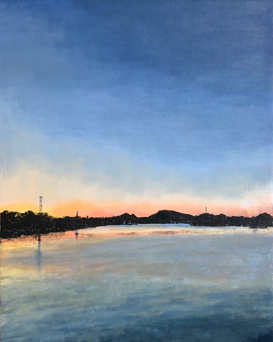 夕焼けと波際」 by MINAMI｜Artmeter｜暮らしを彩るアートが、きっと