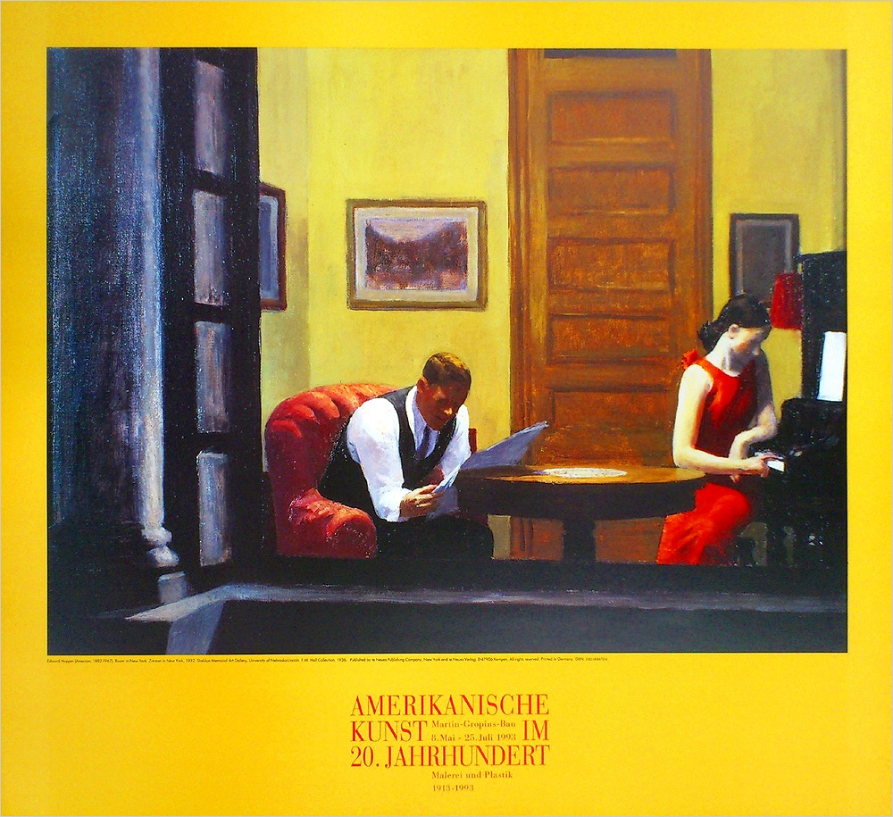 エドワード・ホッパー ポスター ニューヨークの部屋 A3578|アート