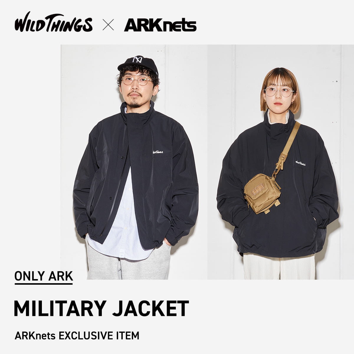 WILD THINGS × ARKnets 【ONLY ARK】別注MILITARY JACKET / ARKnets