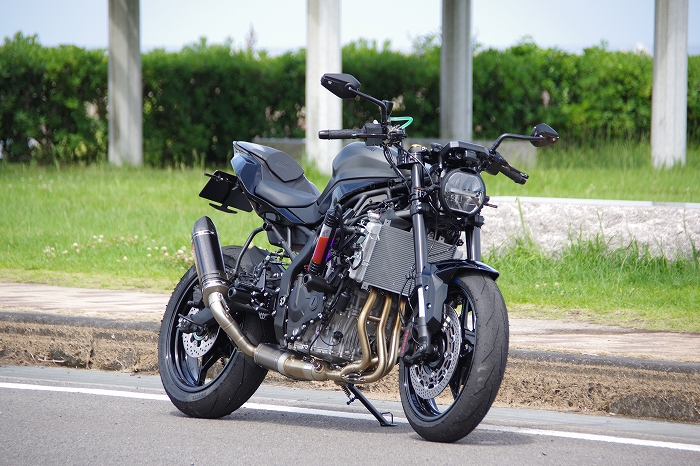 カワサキZX-25R SE（2023） アップハン化