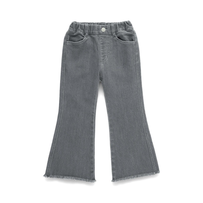 裾フリンジフレアデニムパンツ 2026春夏 ｜子供服&ベビー服