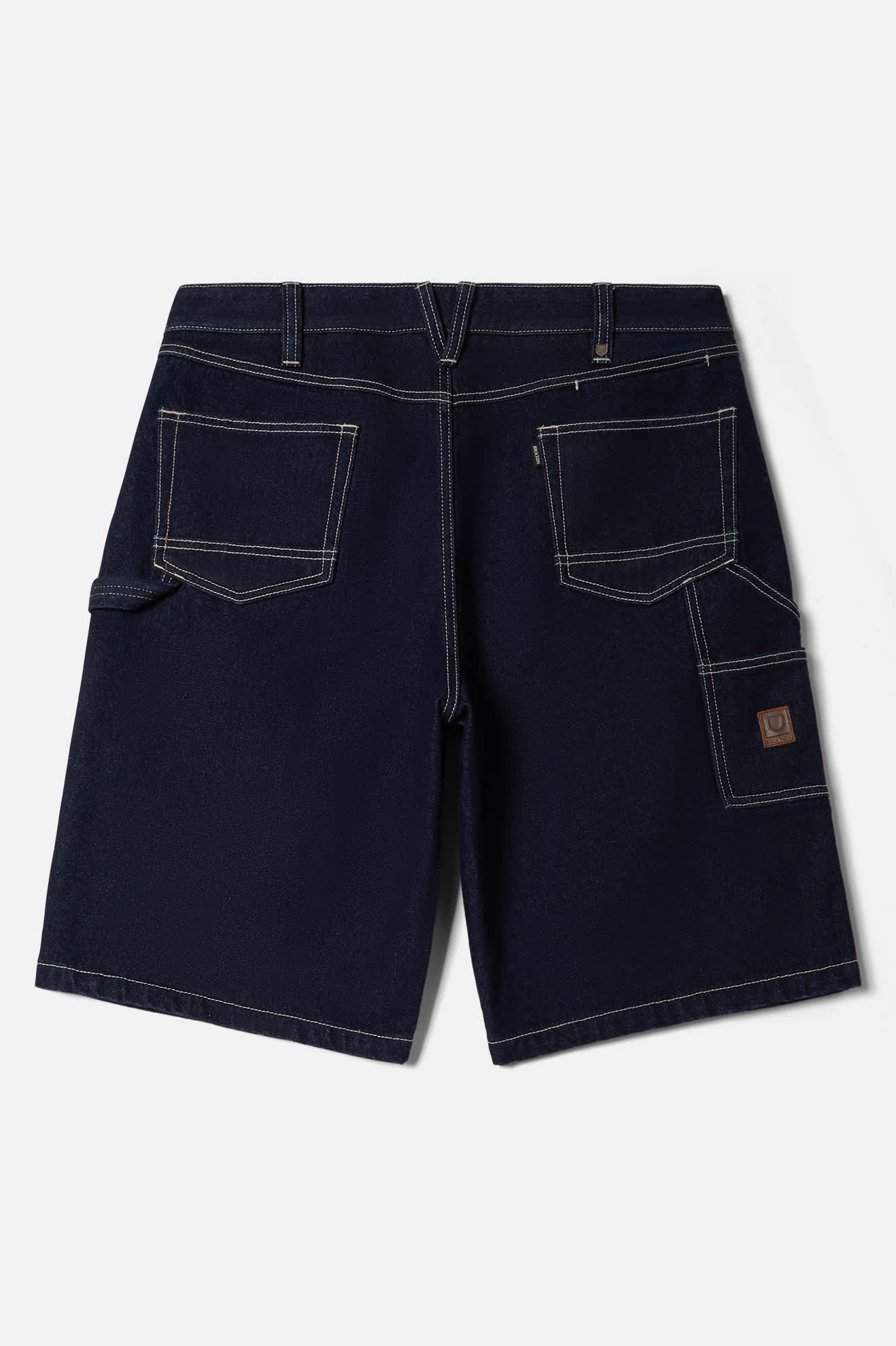 Men's Builders Carpenter Baggy Short in Rinse Denim – Brixton