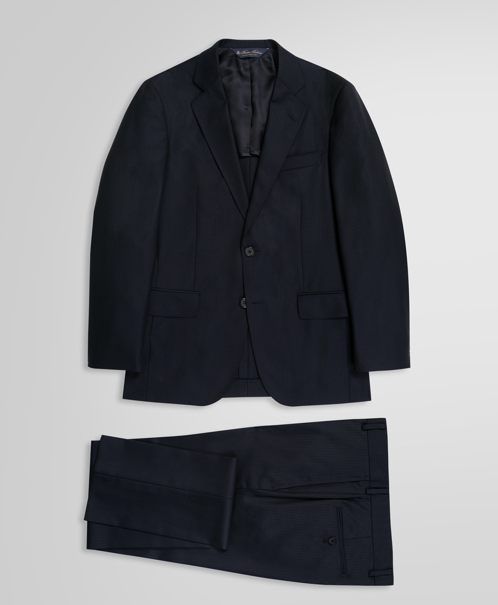 ウール シャドーストライプ シングル2釦スーツ Slim | Brooks