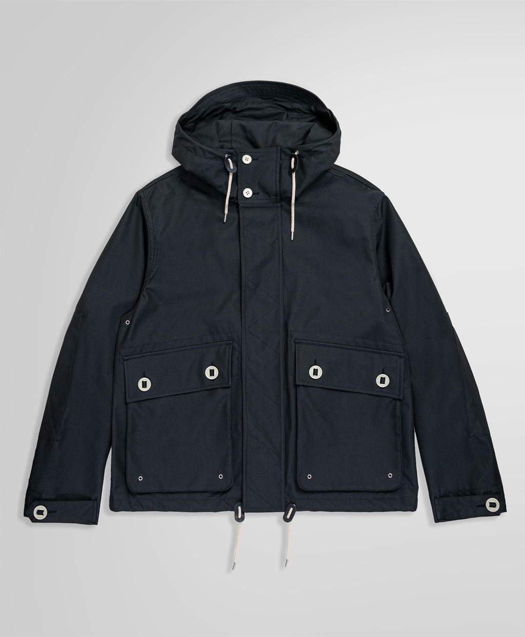 コットンブレンド フーデッド ウィンドブレーカー | Brooks Brothers