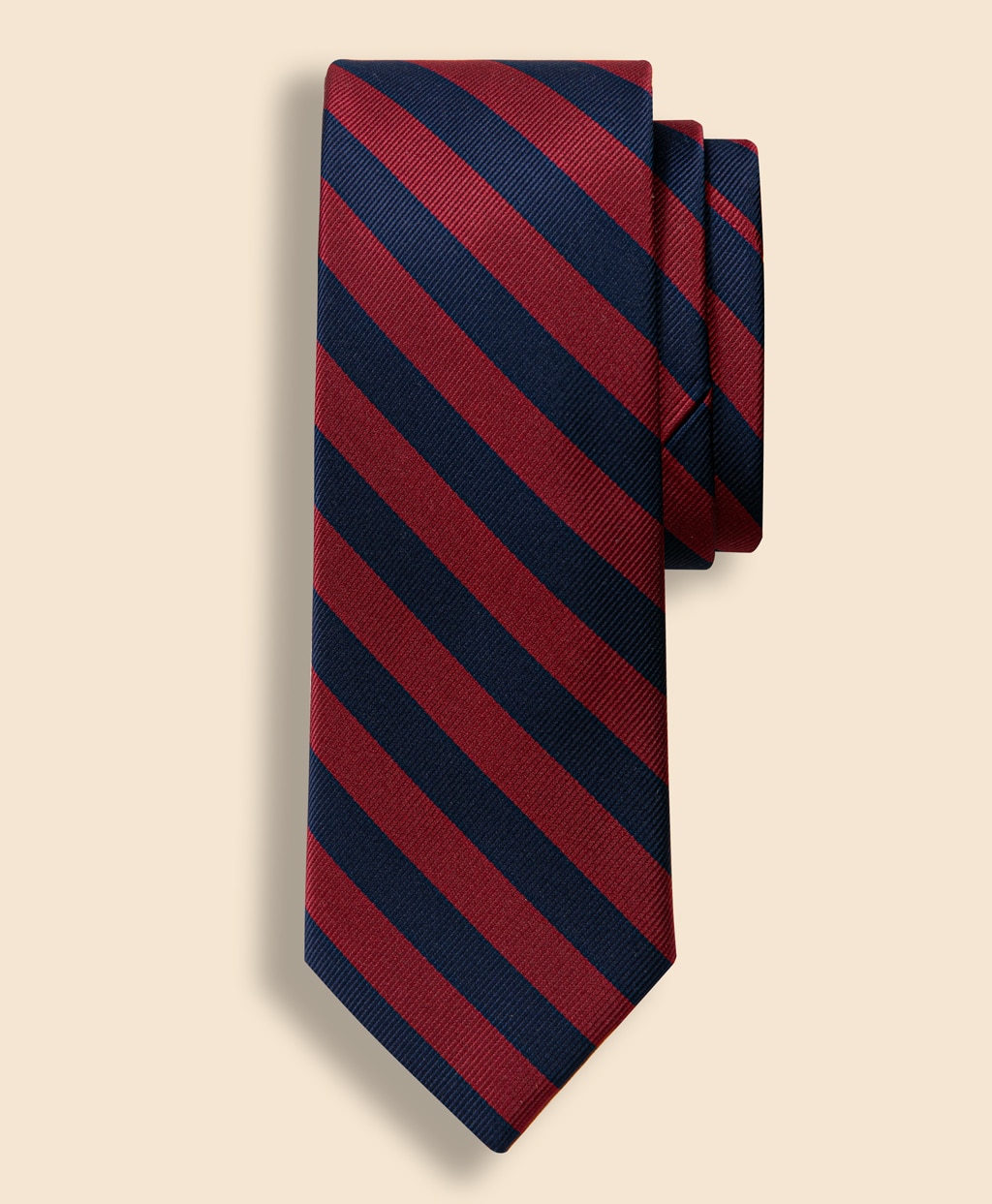 シルク ガードストライプ レップタイ Made in USA | Brooks Brothers