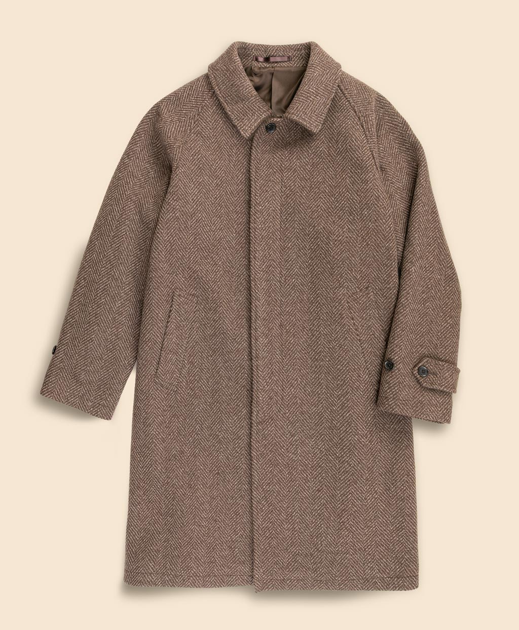 ウール ラージヘリンボーン バルカラーコート | Brooks Brothers Japan