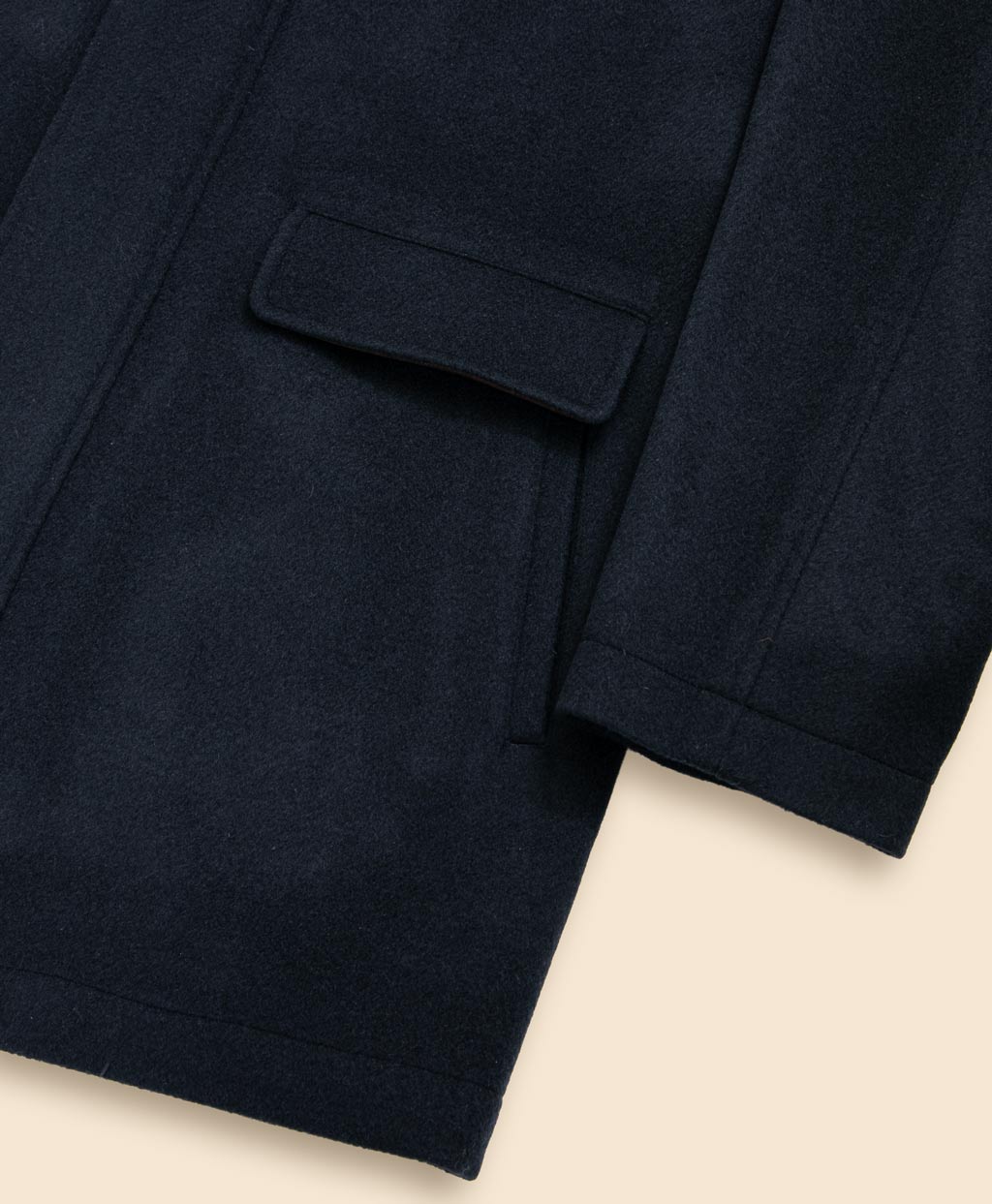 ウール／カシミヤ ラグランスリーブ ウォーキングコート | Brooks