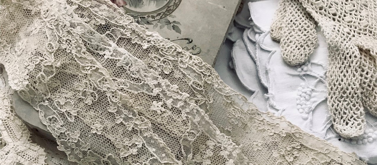 パリ発送】B1638 フランスアンティークリネンシーツ 手刺繍モノグラム