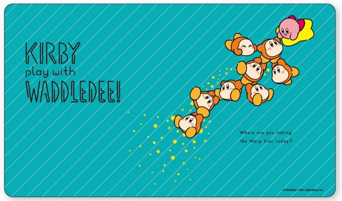 プレイマット】ラバーマットENR087 カービィ play with ワドルディ