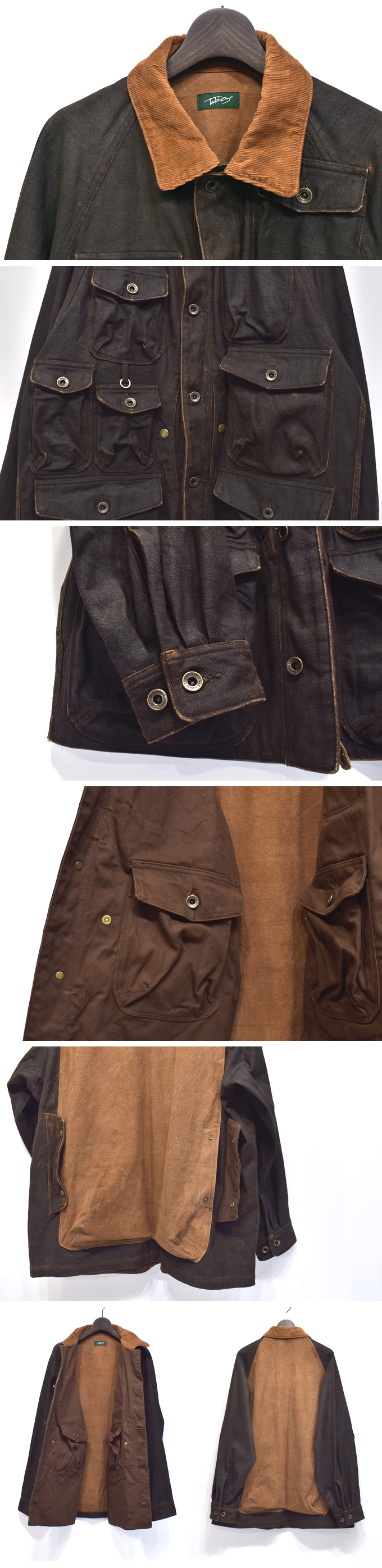 MUD DYED FIELD JACKET / Brown | TAKE & SONS（テイクアンドサンズ