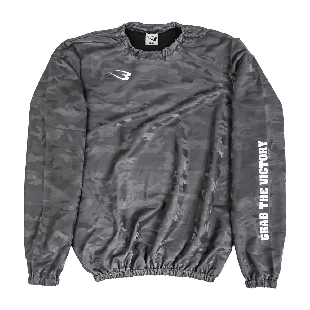 サウナスーツアスリート6 プルオーバージャケット S カモフラージュ