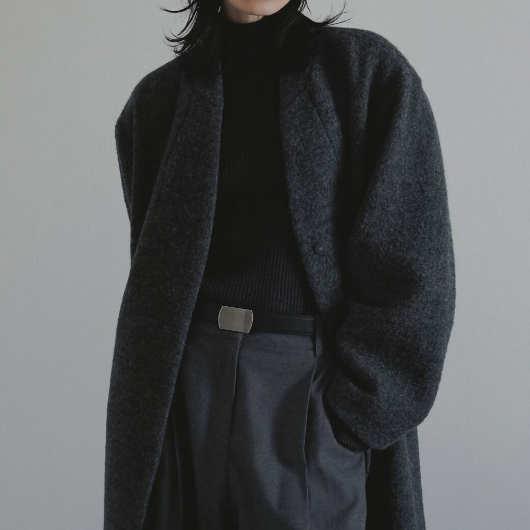 anuke アンヌーク スリット タートル ニット｜BORN FREE ONLINE SHOP