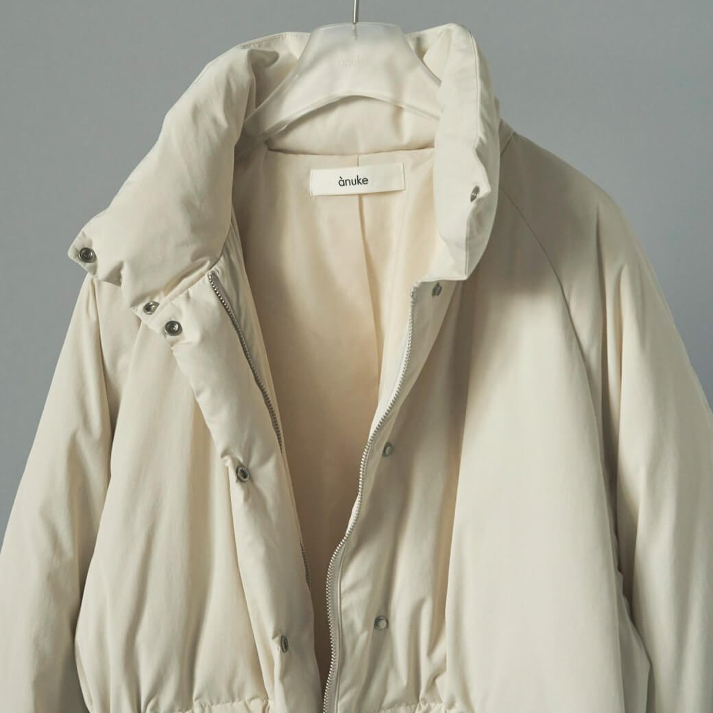anuke アンヌーク スタンドカラー ダウン コート｜BORN FREE ONLINE SHOP