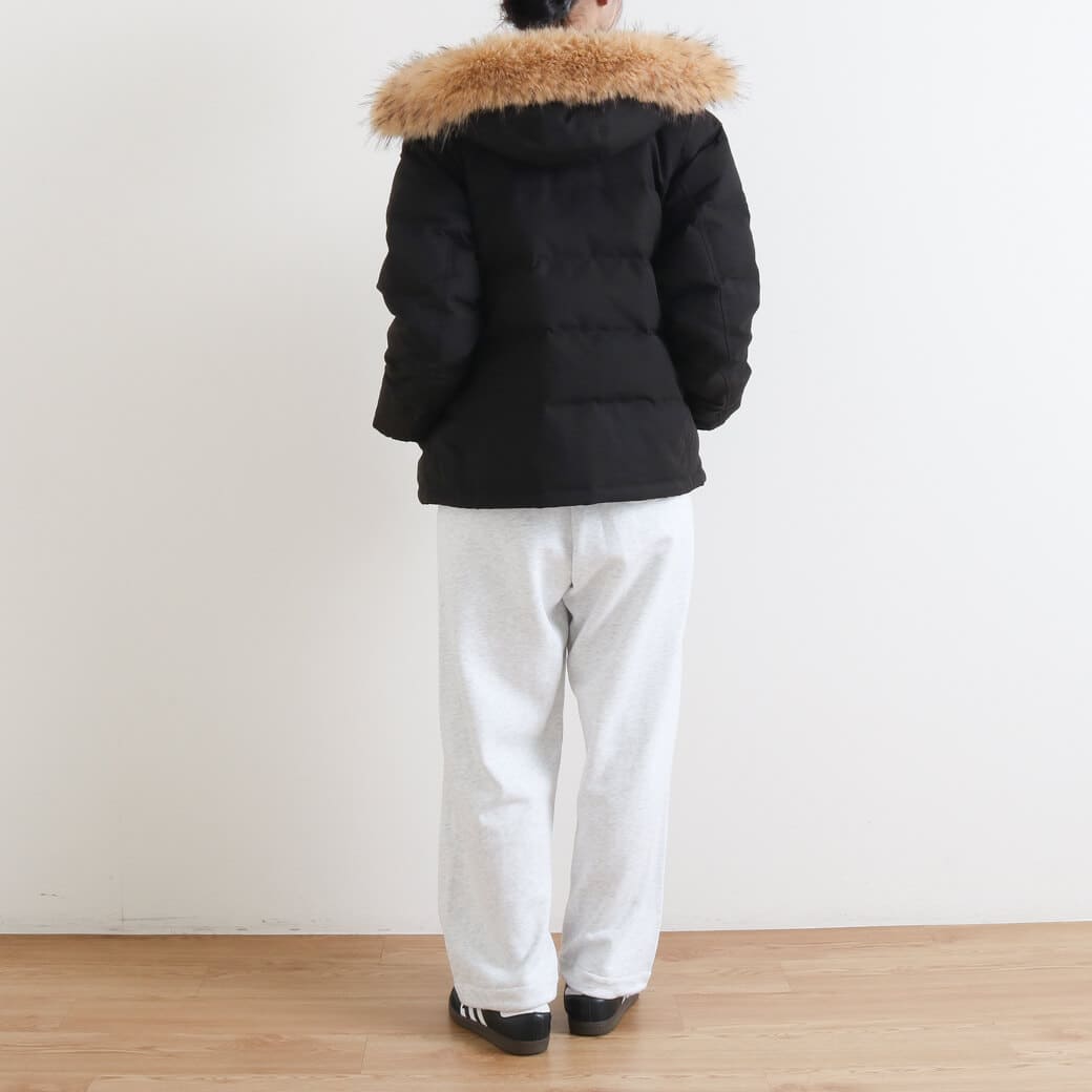 DANTON ダントン フェイク ファー フード ダウン ジャケット｜BORN