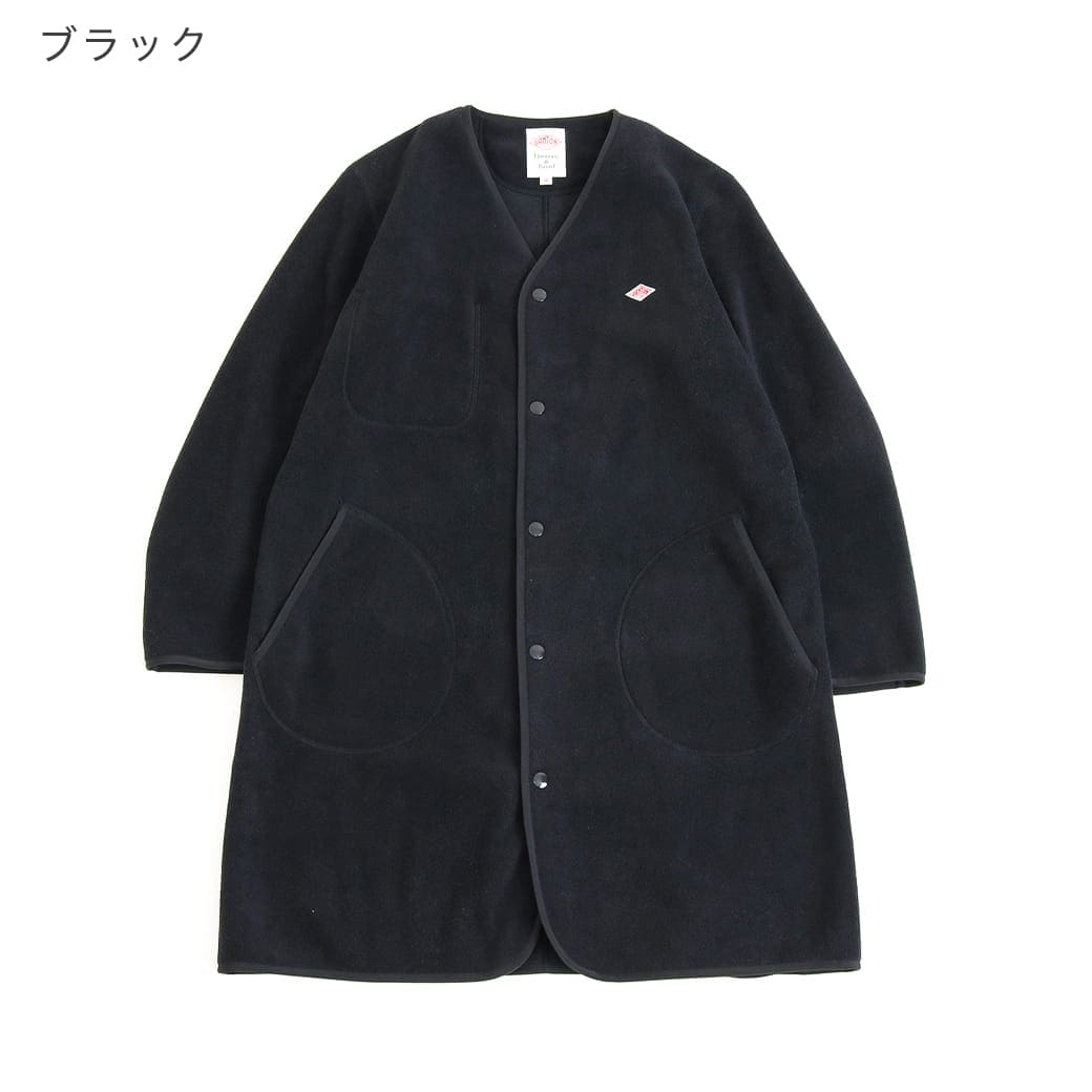 DANTON ダントン Vネックロングフリースカーディガン｜BORN FREE