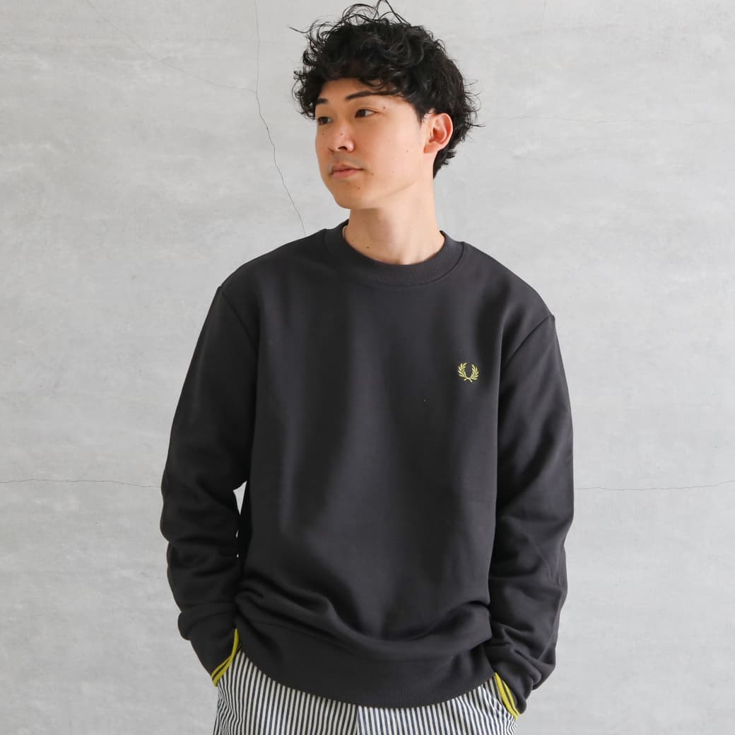 FRED PERRY フレッドペリー Crew Neck Sweatshirt｜BORN FREE ONLINE SHOP