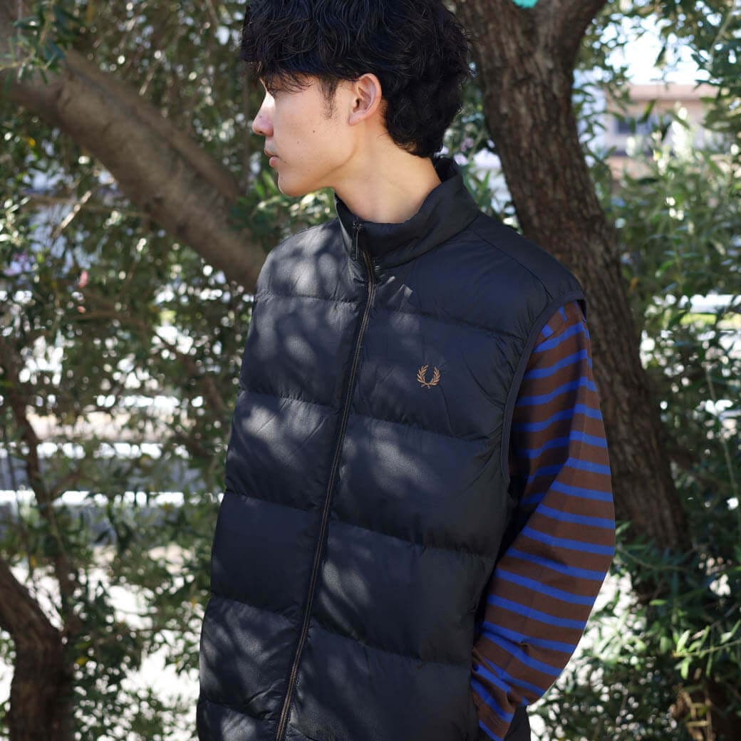 FRED PERRY フレッドペリー Insulated Gilet｜BORN FREE ONLINE SHOP