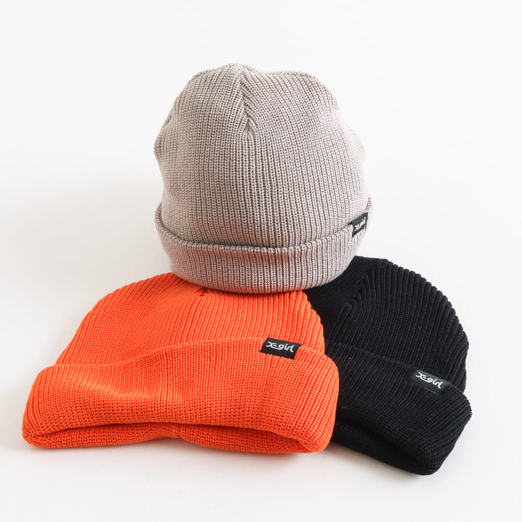 X-girl エックスガール COOL MAX BEANIE｜BORN FREE ONLINE SHOP