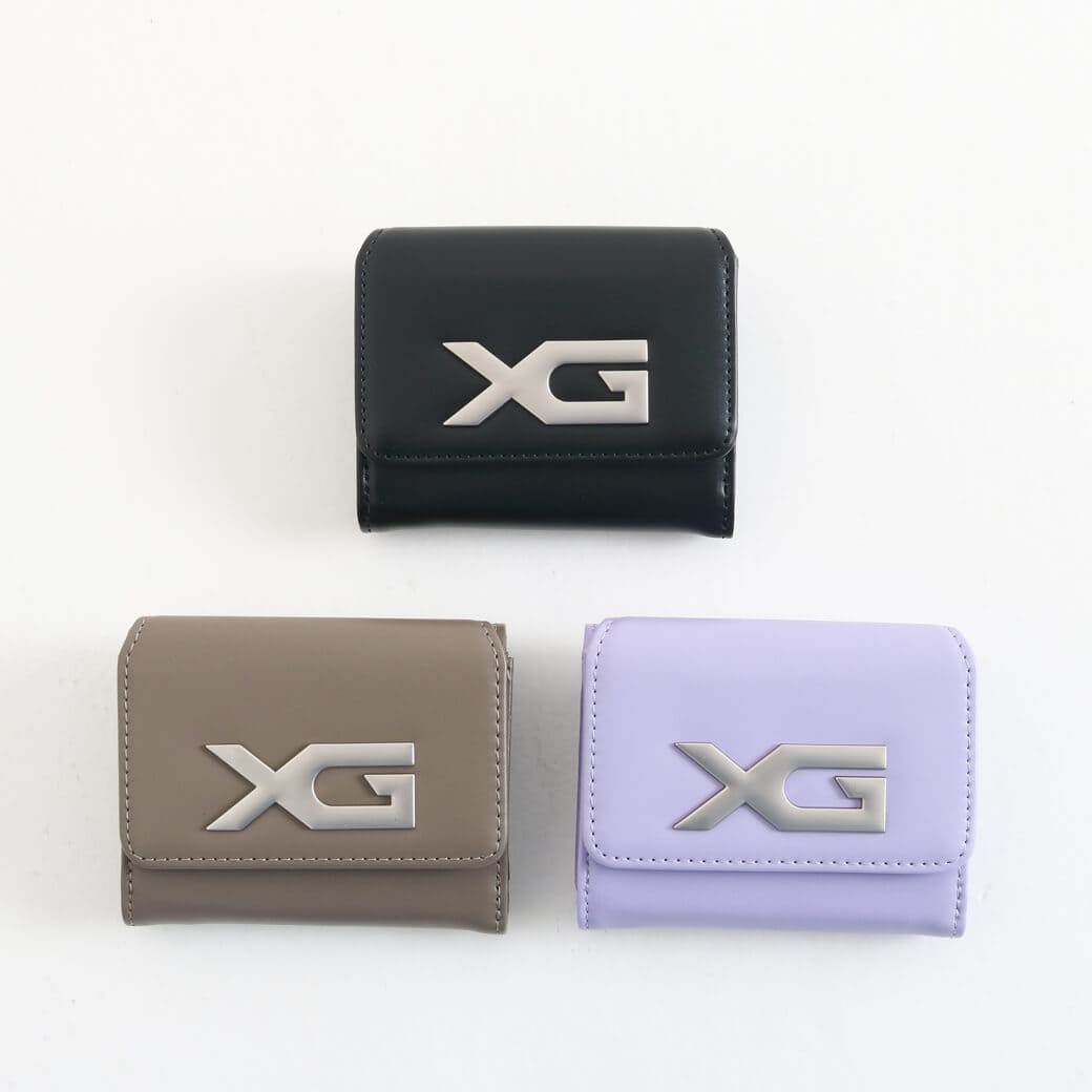 X-girl エックスガール XG エンブレム バックル フェイク レザー ミニ