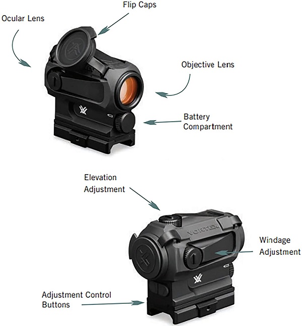 実物 VORTEX製 SPARC AR2 スパーク レッドドットサイト RED DOT VOR