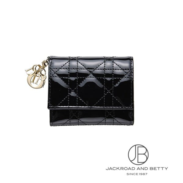 レディ ディオール ロータス ウォレット ブラック 黒[S0181OVRB_M900