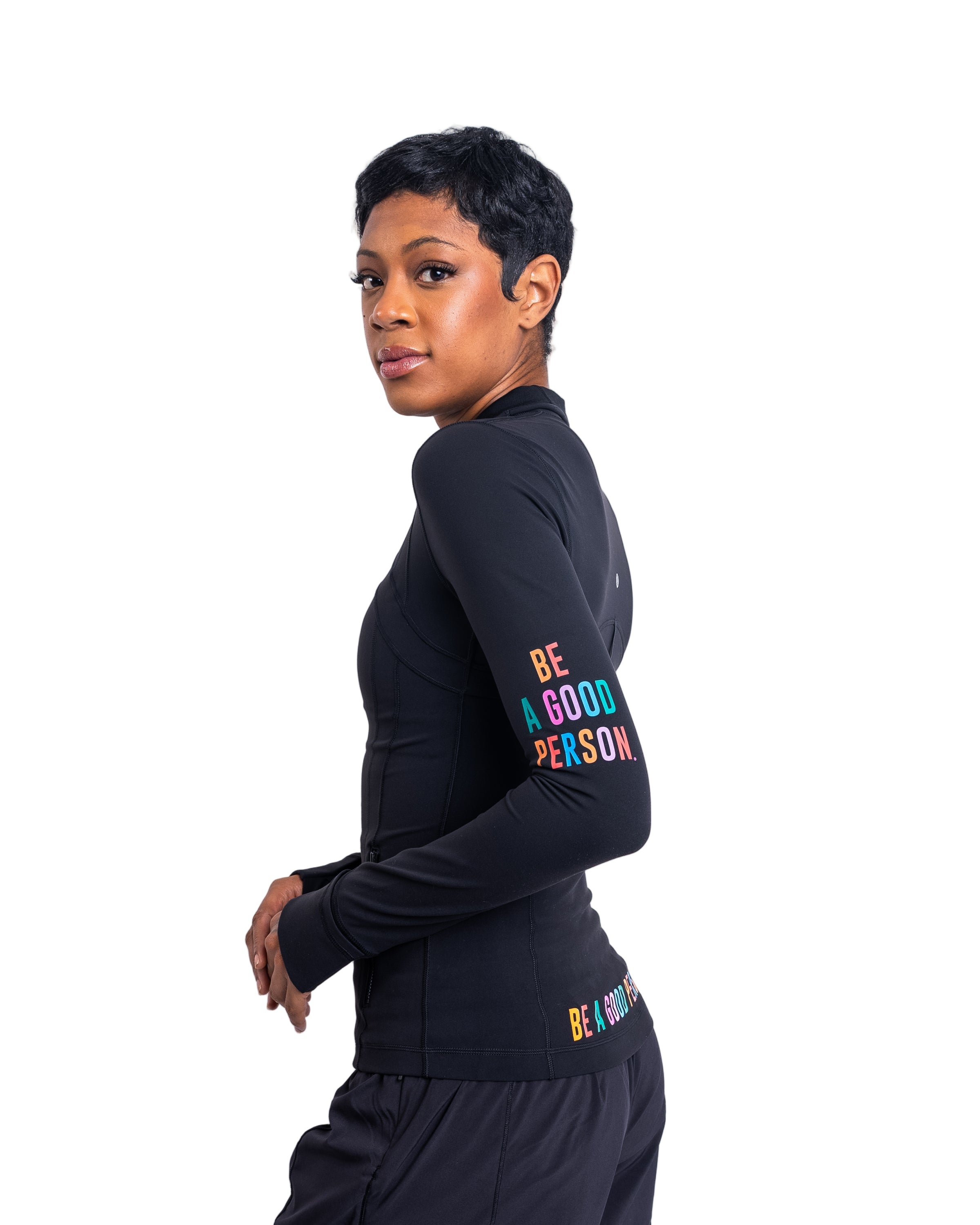 Define Jacket Luon - Black - lululemon // BE A GOOD PERSON *Pre