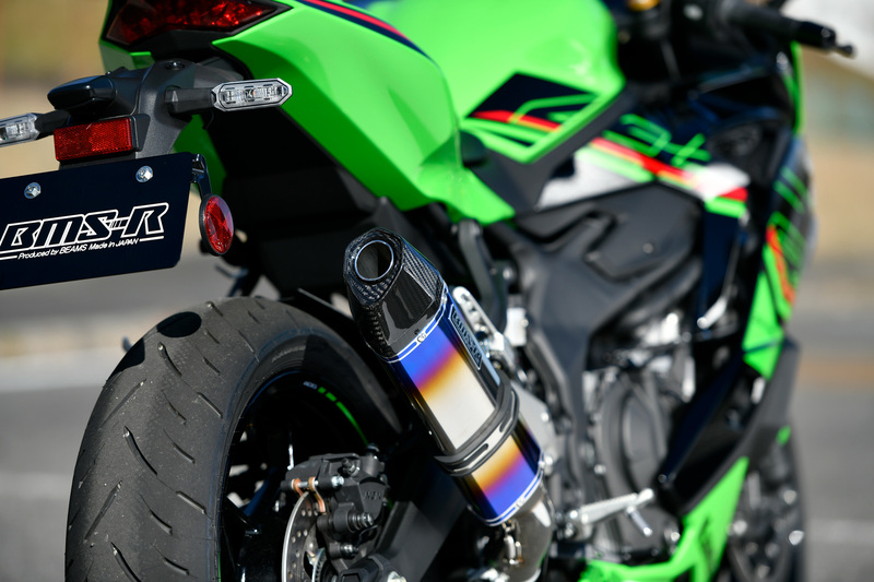 CORSA-EVOⅡ スリップオン：ZX-4RR / ZX-4R SE：2023〜：政府認証 ｜ BEAMS