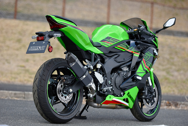 CORSA-EVOⅡ マットブラック スリップオン：ZX-25R：政府認証 ｜ BEAMS