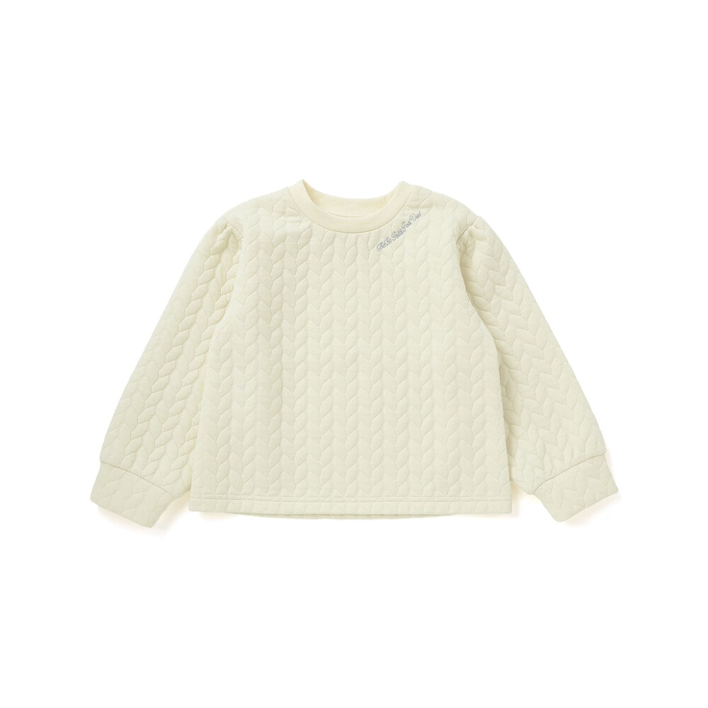 限定商品】【お揃い】キルトジャガードトレーナー(95~160cm)【LIMITED