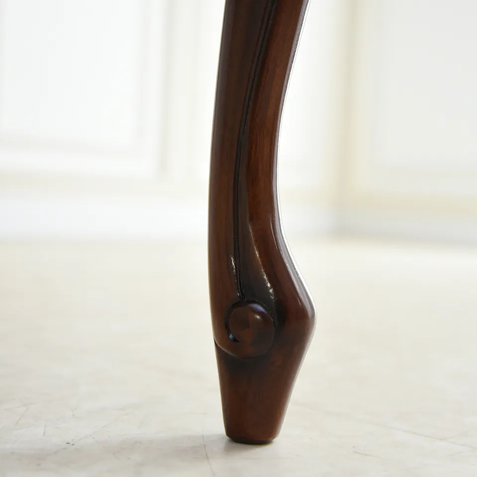 アンティーク調 センターテーブル 幅105cm マホガニー材｜ロココ調家具