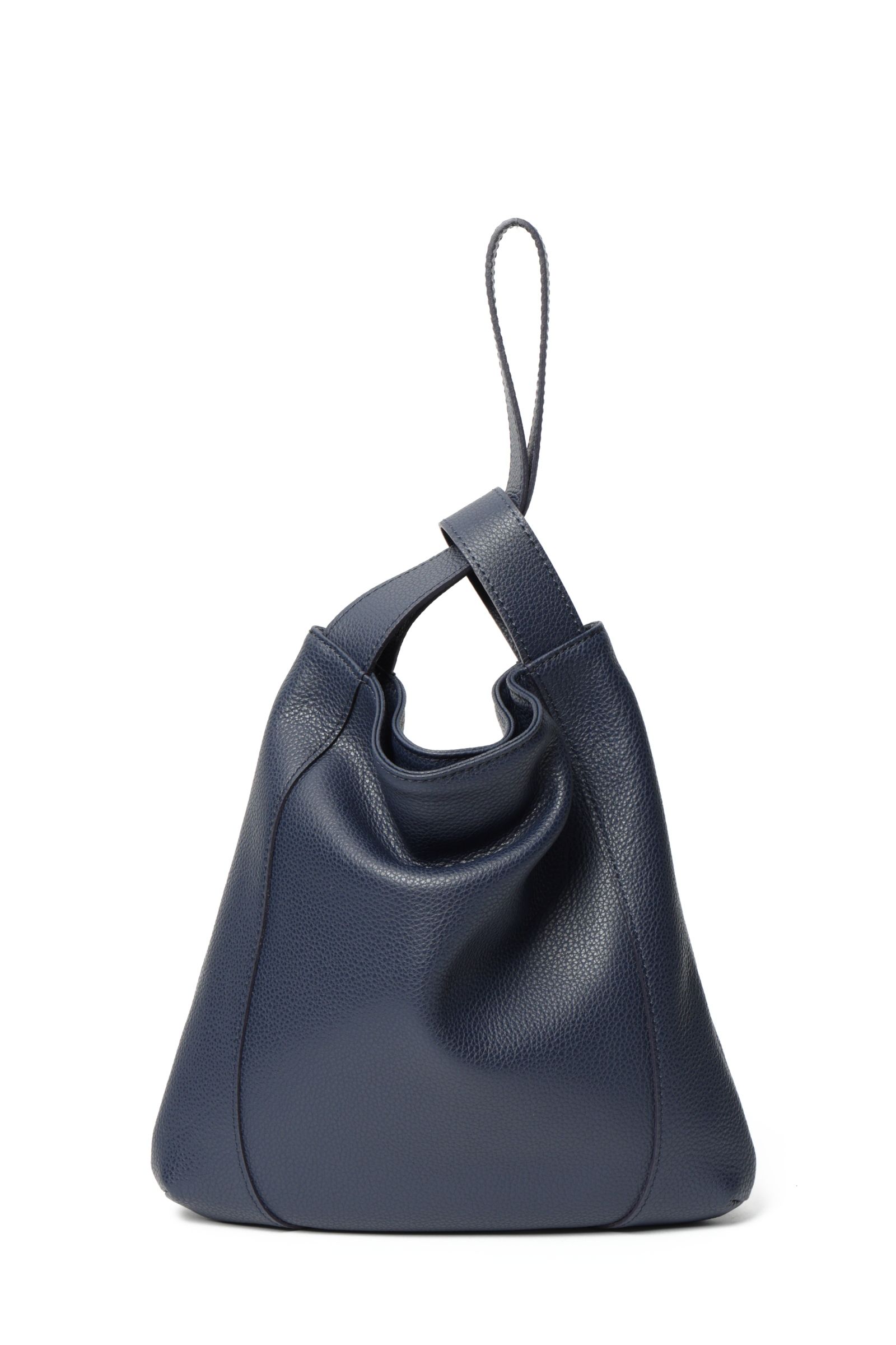 PELLE MORBIDA - イタリアン シュリンクレザー ワンハンドルバッグ