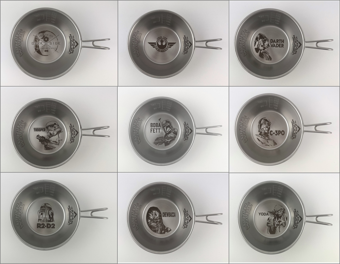 反乱軍、帝国軍、チューバッカ、ヨーダ…スターウォーズのアウトドア