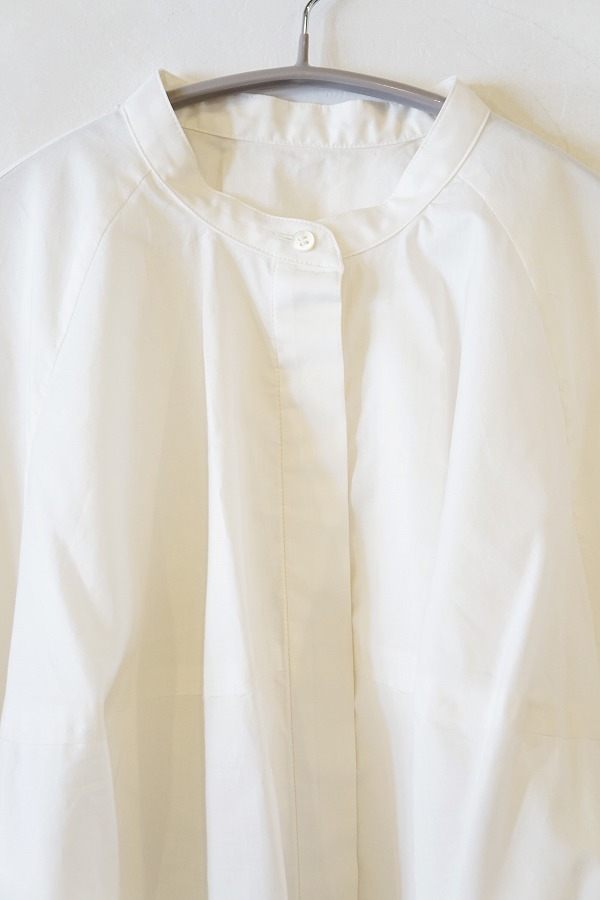 ETRE TOKYO カーブスリーブバンドカラーシャツ ELENDEEKetc セレクト