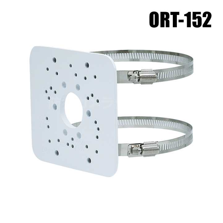 ポールマウントブラケット ポール用取付金具 (90～115mm ステンバンド