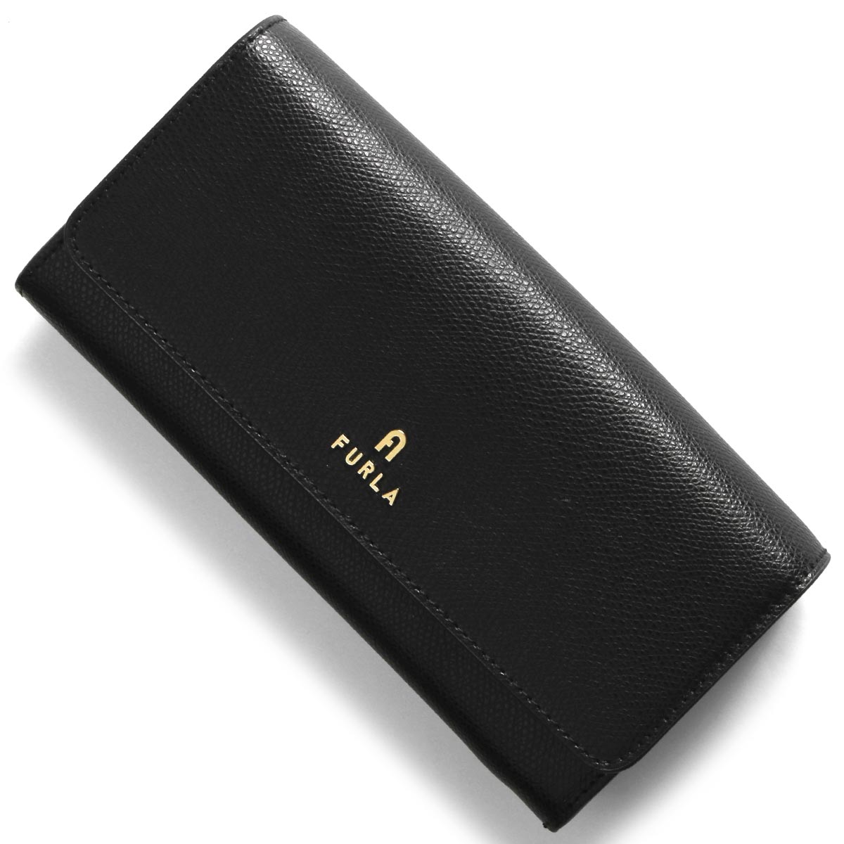 フルラ 長財布 財布 レディース カメリア エクストラ ラージ ブラック