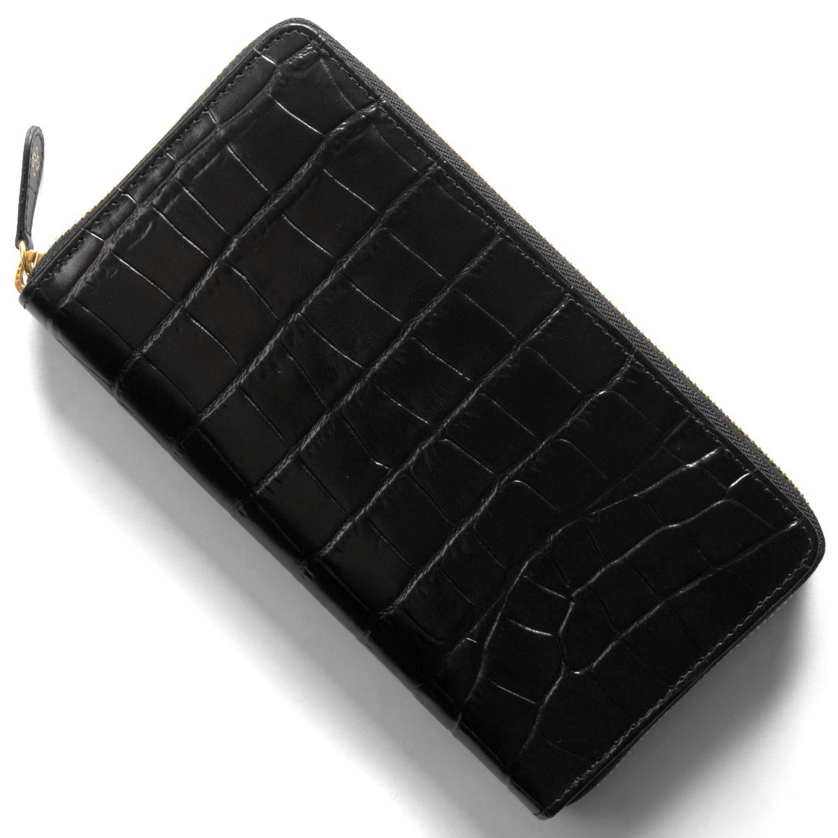 エッティンガー 長財布 財布 メンズ クロコ エボニーブラック 2051EJ