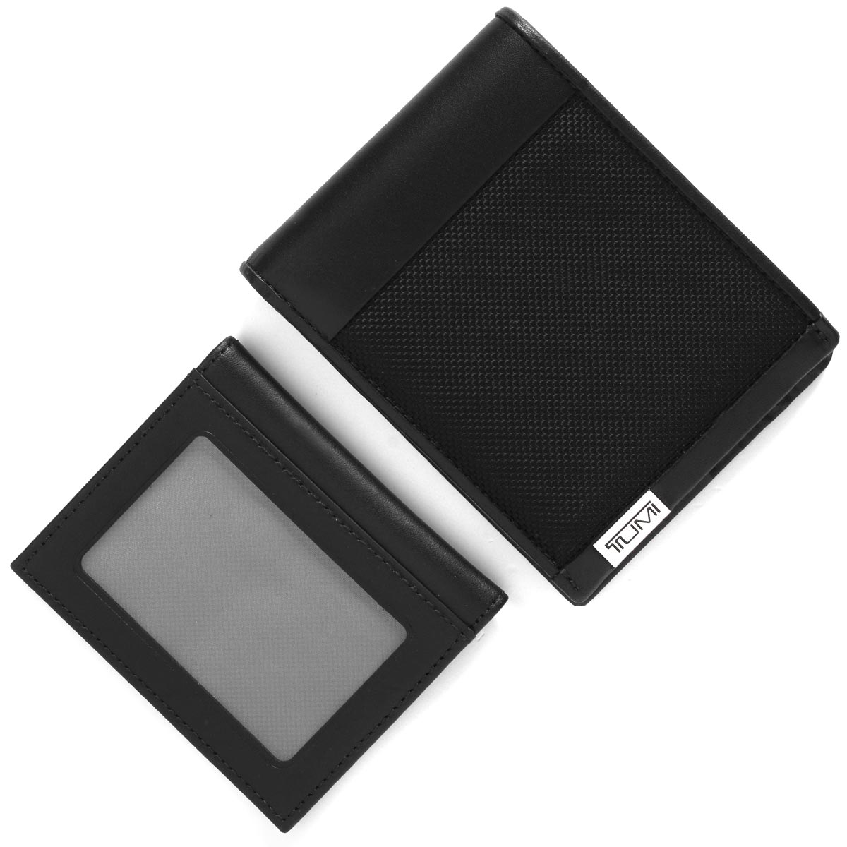 トゥミ 二つ折り財布/パスケース 財布 メンズ アルファ ブラッククロム