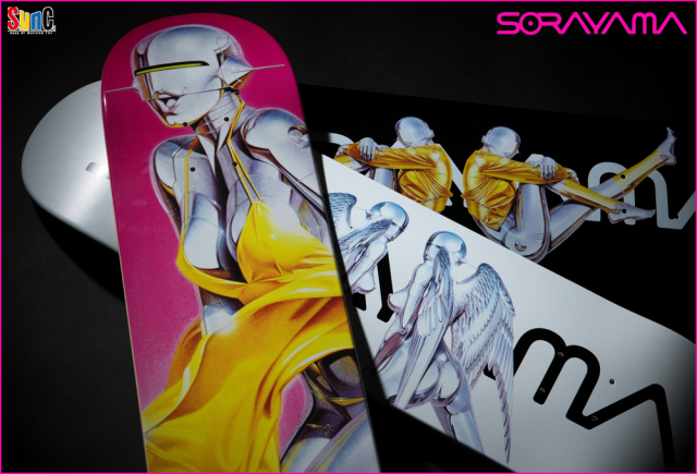 Hajime Sorayama:Sexy Robot 03 Skate Deck