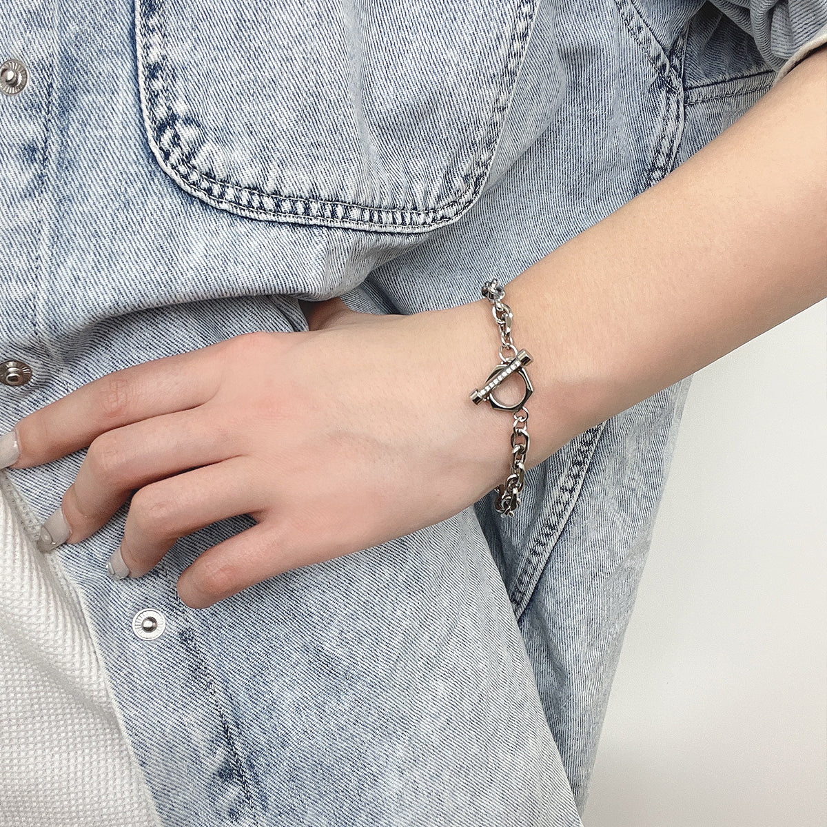 マンテルチェーンブレスレット(M) / SGB-279 – BLESS