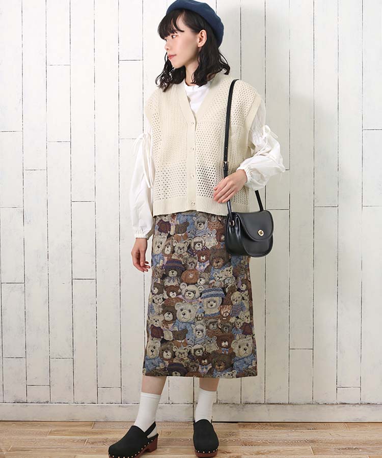 ≪SALE≫ゴブランスカート(キャット): ALL｜Bleu Bleuet（ブルーブルーエ）