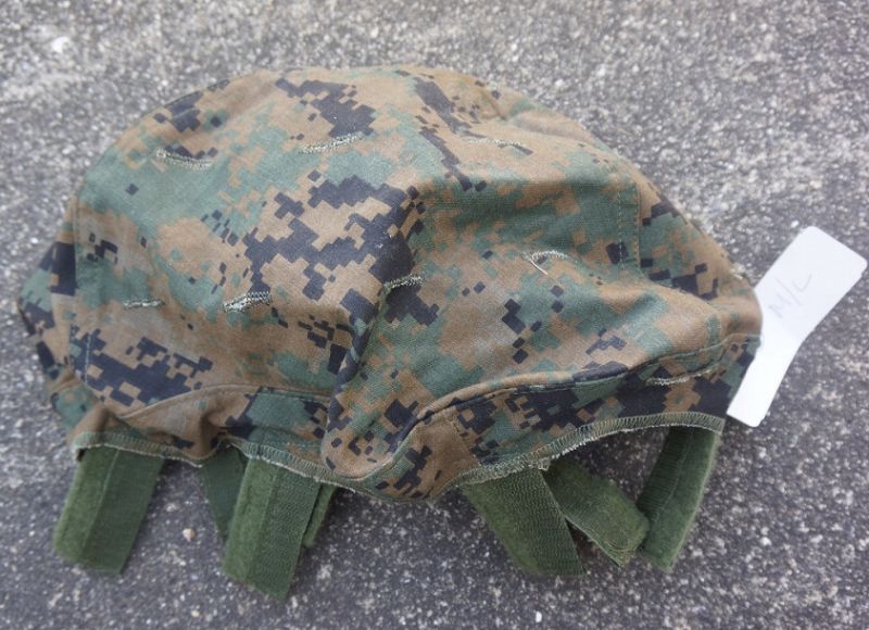 米軍 米海兵隊LWH用ヘルメットカバー ウッドランドMARPAT/デザート